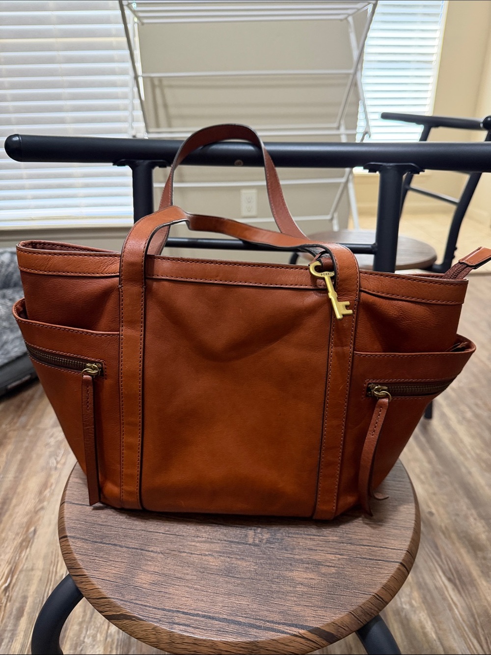Fossil Ryder Leather Tote Bag
